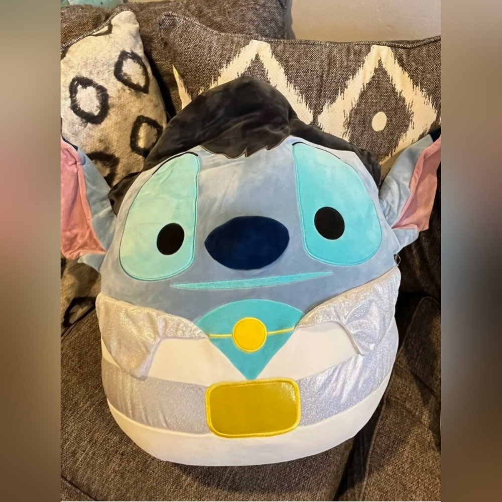 Nwot Giant Disney's Lilo And Stitch Squishmallow Stitch As Elvis 24"/24"